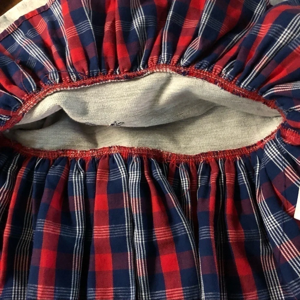 HILFIGER - Baby girl gray, red and navy casual dress size 18 months
